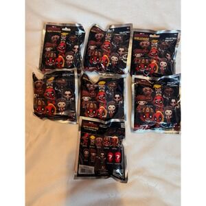 Marvel Deadpool & Wolverine 3D Foam Bag Clip Blind Bags Lot of 7 Monogram